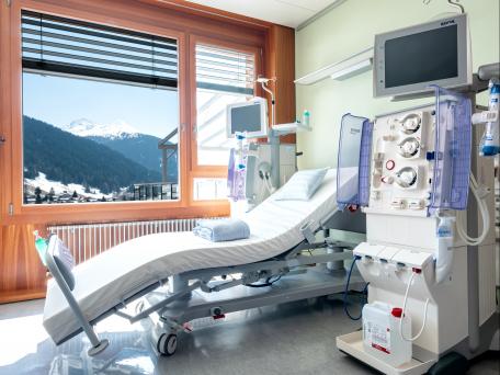 Dialyse-Maschine in Davos